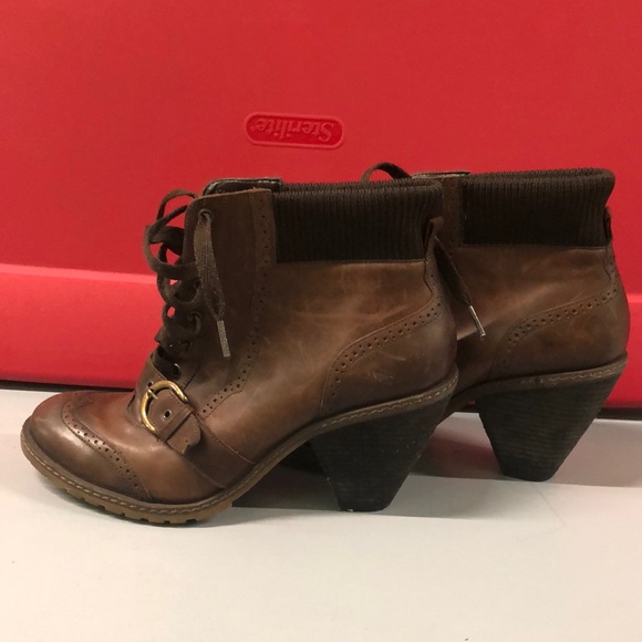 Size 10 Schuler Sons Philadelphia heeled shoes - Picture 3 of 5